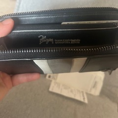 SAMANTHA KINGZ サマンサキングズ 長財布 メンズ ストライプ ラウンドファスナーの画像