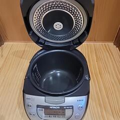 HITACHI 大火力IH  黒厚鉄釜 炊飯器  の画像
