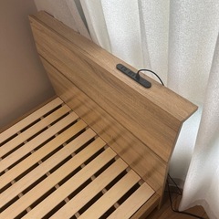シングルベッド　ベッドフレームの画像