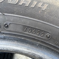 ノーマルタイヤ4本セット 185/70R/14 2022年製 8部山の画像