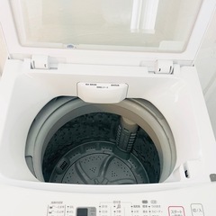 夏☀️の新生活に❗️スタイリッシュなデザイン✨ニトリ6.0kg洗濯機✨の画像