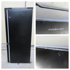 ☆T3366☆TOSHIBAノンフロン冷凍冷蔵庫153L　黒　2023年製の画像