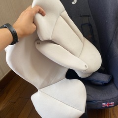 Joie ベビーシート　チャイルドシート　デニム/ホワイトの画像