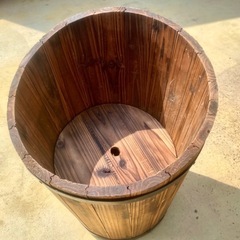 ★商談中につき受付中止★木製植木鉢あげます の画像