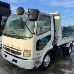 【車検付き】431-245  三菱ふそう ダンプ Lゲート 型式PDG-FK71D 最大積載3,700kg　実走行11万KM 平成21年式の画像