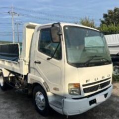 【車検付き】431-245  三菱ふそう ダンプ Lゲート 型式PDG-FK71D 最大積載3,700kg　実走行11万KM 平成21年式の画像