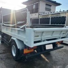 【車検付き】431-245  三菱ふそう ダンプ Lゲート 型式PDG-FK71D 最大積載3,700kg　実走行11万KM 平成21年式の画像