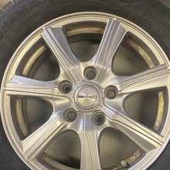 ☆ タイヤホイール　4本セット　スタッドレス　195/65R15 15インチ　2022年製　15×6J  PCD 100  インセット 53の画像