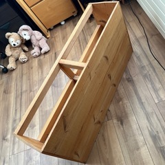 子供用　木製ラックの画像