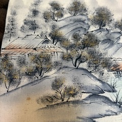三越購入品　内山晴祥　名古屋帯　正絹　金彩の画像