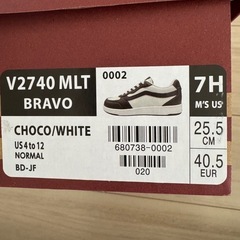 ほぼ新品です‼️ そして半額‼️ VANS V2740MLT  BRAVOの画像