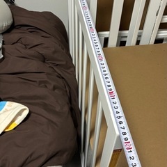 ほぼ未使用　ベビーベッドの画像