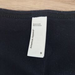 アメリカンアパレル　タンクトップ　ブラックの画像