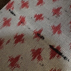 アンティーク着物　かすりの着物　三越購入品の画像