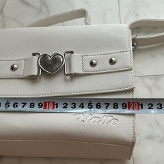 ピンクラテ ショルダーバッグ ハート金具ベルトショルダー キッズの画像