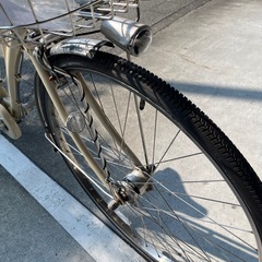 【大人用】整備済中古自転車 パナソニック27型ヴィアトーレ アイボリー色 <自転車のオオムラ 静岡店>の画像