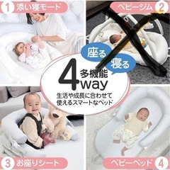 持ち運び簡単！ベッドインベッドの画像