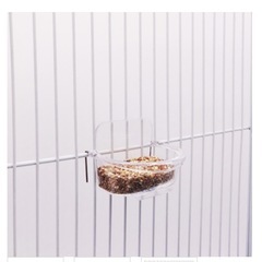 鳥　エサ入れ　エクセル　クリーンエサ入れ　Sの画像