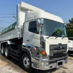【車検付き】 C413-865 日野 プロフィア ハイルーフ馬力380 ダンプ 型式BDG-FS1EKXA　最大積載量9100kg シフト7速 2デフ 平成21年式の画像