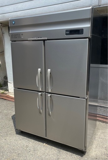 【動確済み】2019年 ホシザキ 業務用 縦型冷蔵庫 HR-120A3-ML 冷蔵1054L 三相 200V W1200×D800×H1910 4枚扉 センターフリー 厨房 大阪