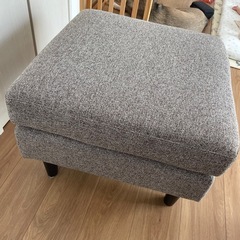 シングルカウチ　グレーの画像