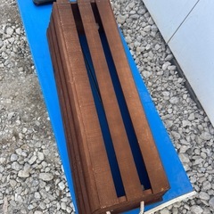　木製プランター新品未使用の画像