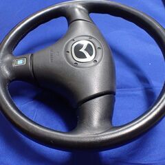 マツダ　NBロードスター　純正ステアリングホイール　ナルディ　NARDI　エアバック付きの画像