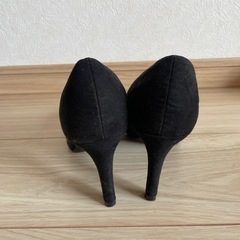 パンプス　ヒール　黒　新品　23.5　GUの画像