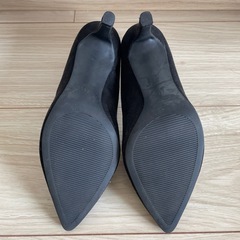 パンプス　ヒール　黒　新品　23.5　GUの画像