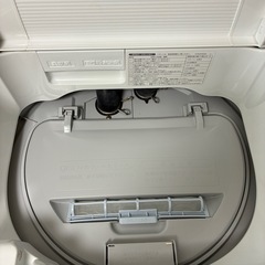 [美品] SHARP 洗濯乾燥機 ES-TX5C-S 2019年製 5.5kgの画像