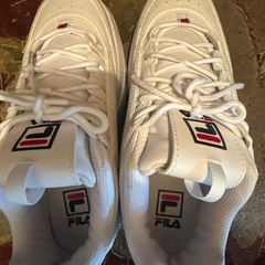 FILA 厚底スニーカー25.0の画像