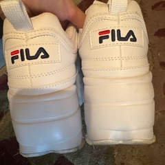FILA 厚底スニーカー25.0の画像