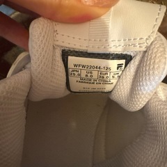 FILA 厚底スニーカー25.0の画像