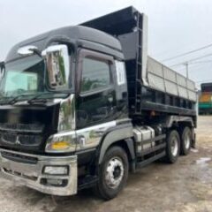 【車検付き】417-081 三菱ふそうスーパーグレート　ダンプ　型式QKG-FV50VX　最大積載8,500kg　7速　2デフ 平成25年式の画像