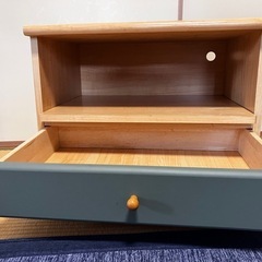 卓上PC台 引き出し付きの画像