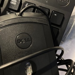 DELL製　キーボード＆マウス　USB接続　テンキー付き　黒色の画像