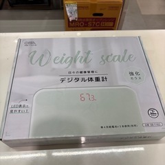 【デジタル体重計】動作確認済★クリーニング済み【管理番号12608】野の画像