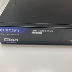 ELECOM EHB-SG2C24F-PLスイッチングハブ24ポート　⚫︎の画像