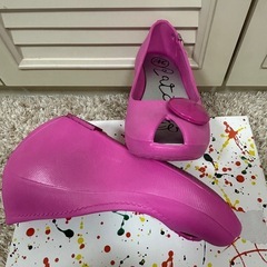 【Raton ラトン】 オープントゥ サンダル　パンプス/23.5cmの画像