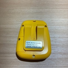 ポケットピカチュウ 1998年製 イエロー【ジャンク品】の画像