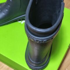 レインブーツ　crocsの画像