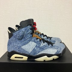 エアジョーダン6 ウォッシュドデニム 27cmの画像