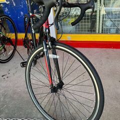 ⭐️新品・未使用品⭐️21Technology　700C　ブラックレッド　ロードバイク 自転車 1139の画像