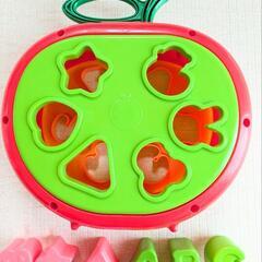 西松屋　りんご　パズルの画像