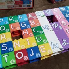 アンパンマン ブロックセット ひらがな えいご セットの画像