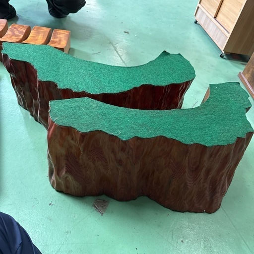 屋久杉？座卓脚 (もぐら) 霧島のテーブル《座卓、ローテーブル
