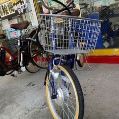 ⭐️新品・未使用品⭐️21Technology　20インチ　ブルー　電動アシスト自転車 1158の画像