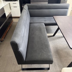 【超美品‼️】定価31万♪ 浜本工芸×松田家具 4~5人掛け ソファダイニングセット ナラ材カフェオーク色♪の画像