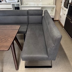 【超美品‼️】定価31万♪ 浜本工芸×松田家具 4~5人掛け ソファダイニングセット ナラ材カフェオーク色♪の画像