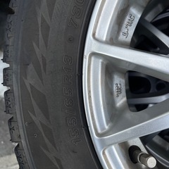 Alloy Rim with Bridgestone Blizzak Winter Tire (155/65R13)
の画像